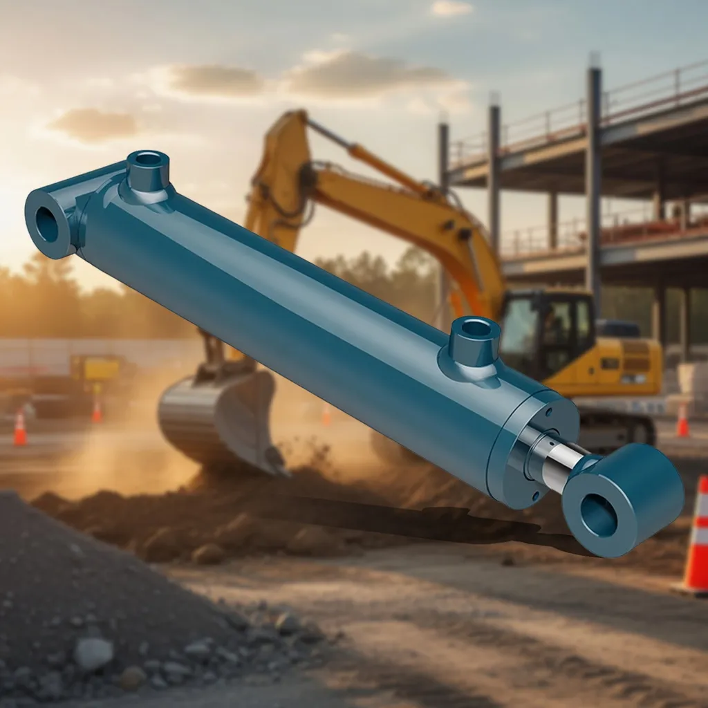 Double acting hydraulic cylinder factory supply direct both port connections