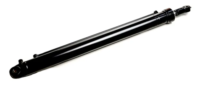 Sideshift cylinder on mast carriage
