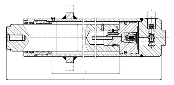 Internal valve arrangement