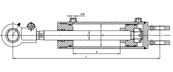 Rod and gland assembly