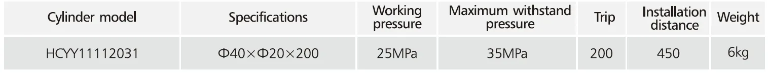 HCYY11112031 Forklift Mast and Accessory Cylinder product view