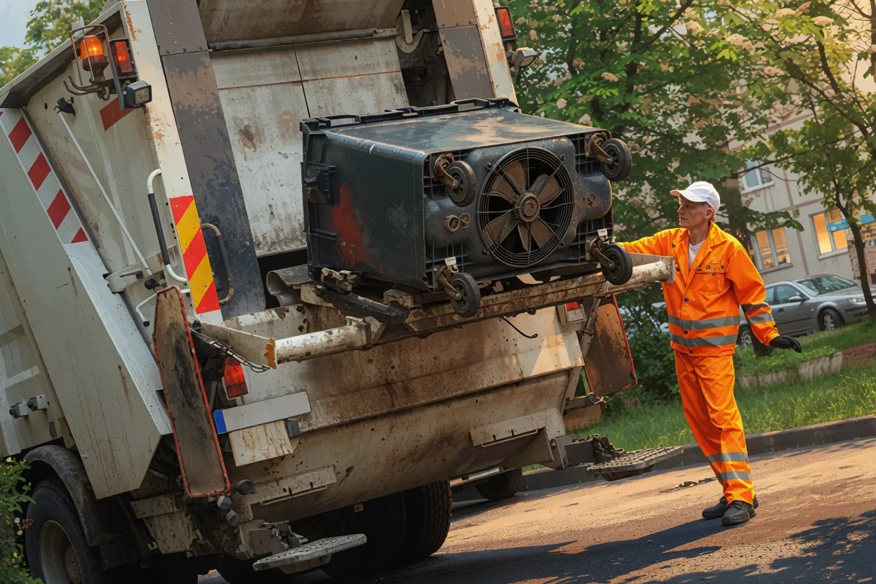 Hydraulic cylinders for waste management trucks