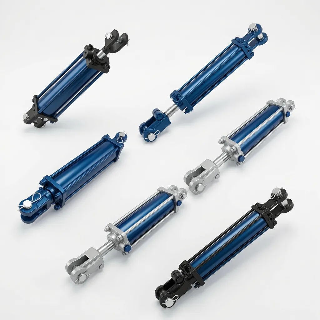 Agricultural machinery single acting hydraulic cylinders – tractor and harvester cylinders