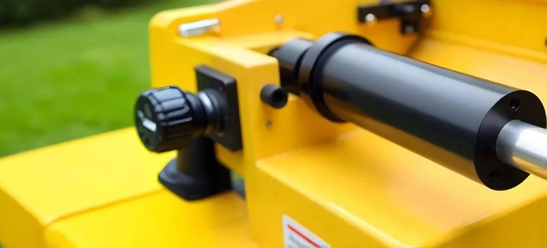 Single Acting Hydraulic Cylinder Installed on Industrial Machinery