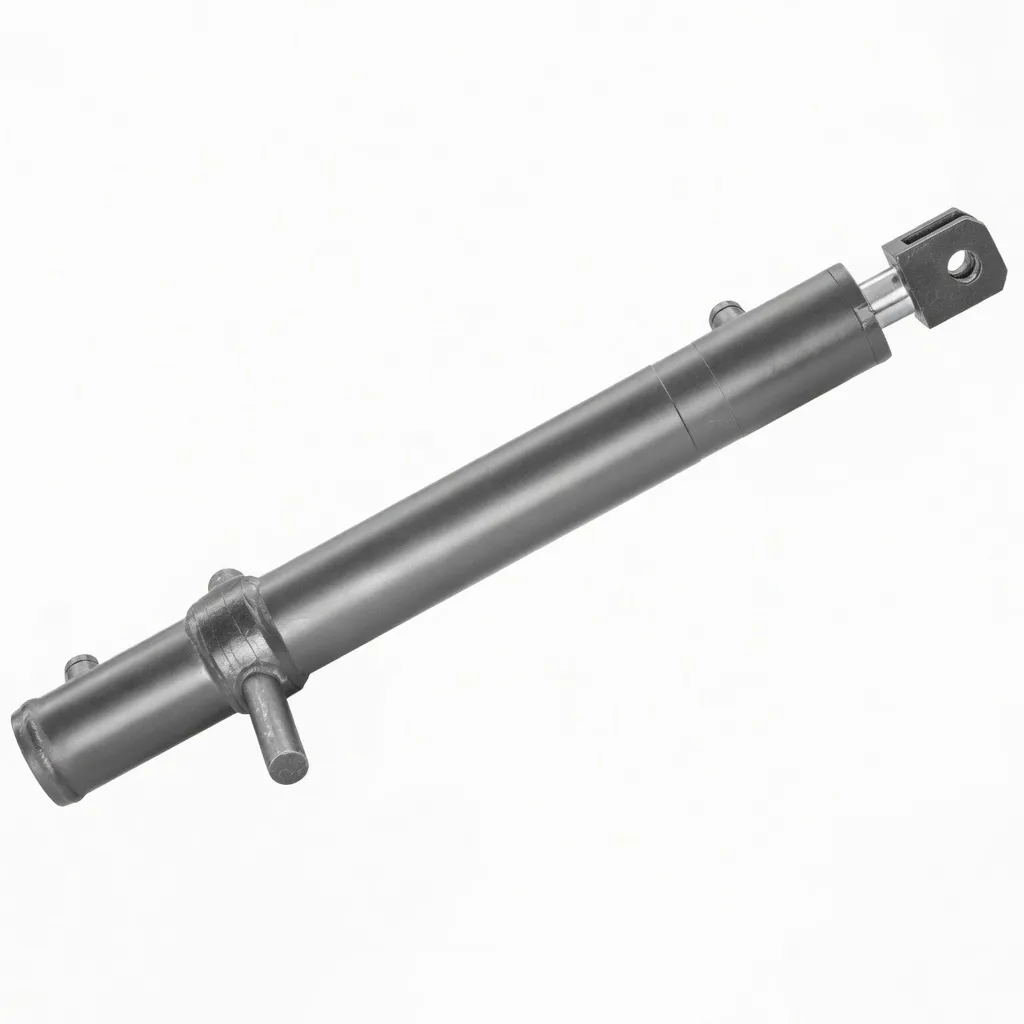 Pallet lifting hydraulic cylinder installation